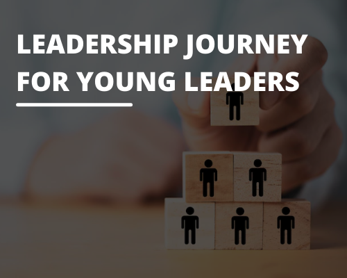 image with text of leadership journey for young leaders